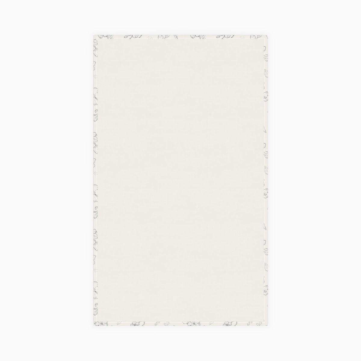 tea towel, kitchen towel, cherry blossom, white