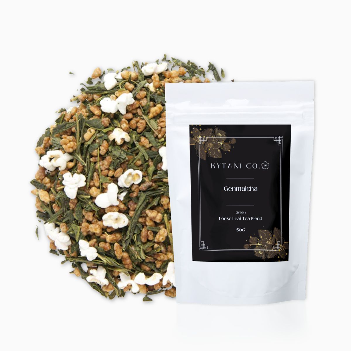 Genmaicha tea, loose leaf, green tea