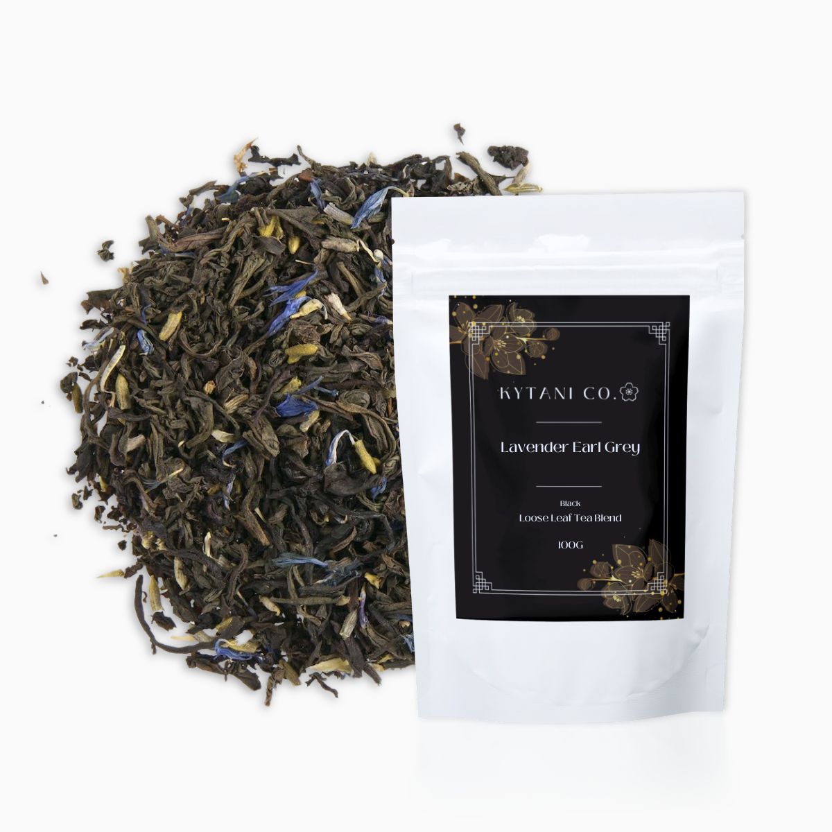 earl grey tea, lavender, loose leaf, black tea