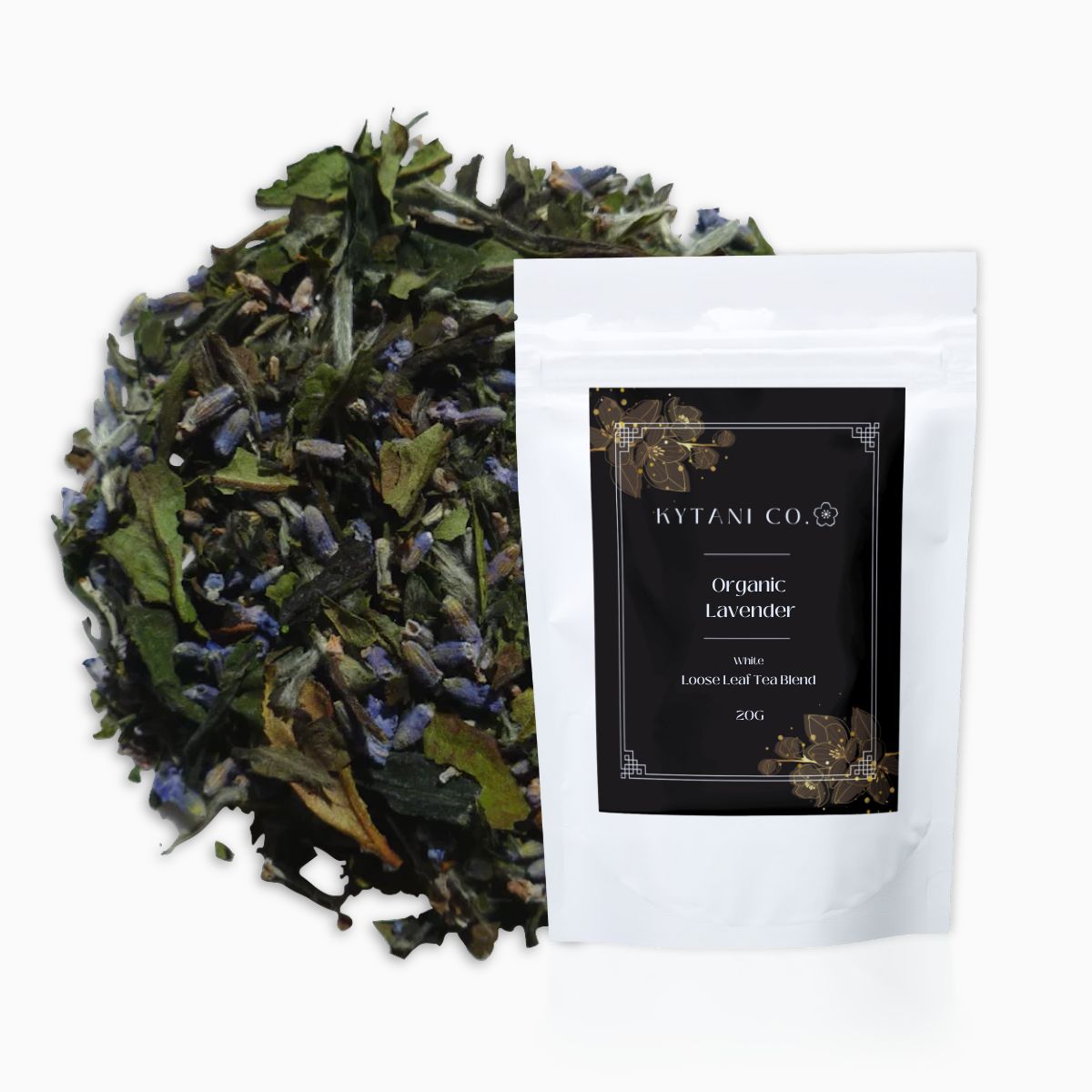 lavender tea, organic, loose leaf, white tea