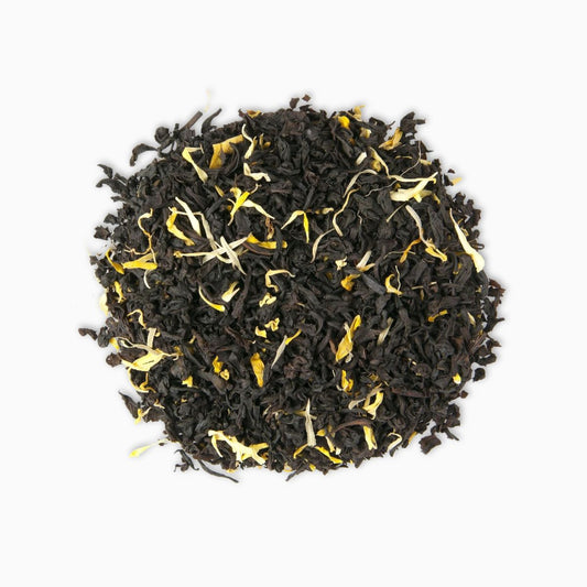 peach apricot tea, organic, loose leaf, black tea