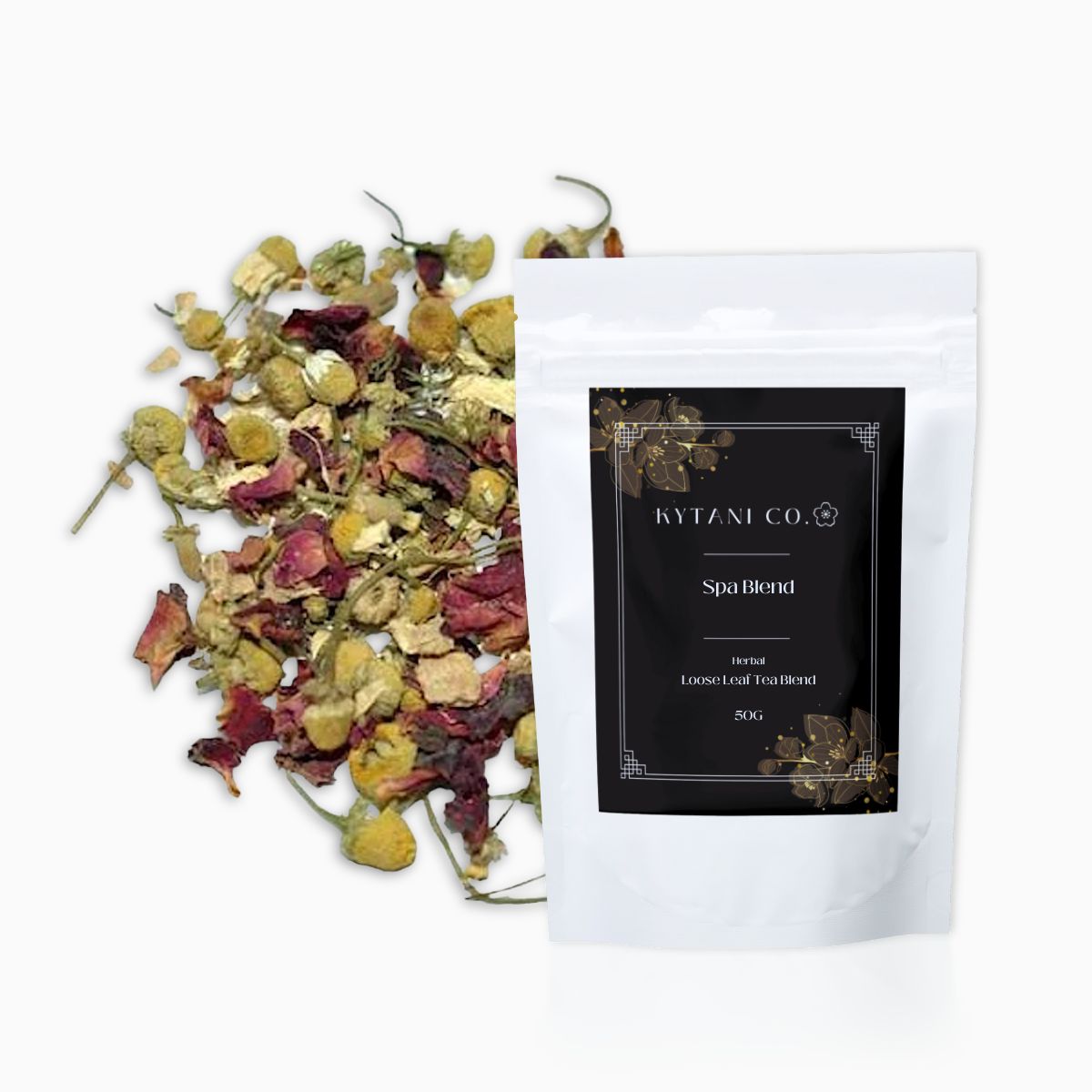 spa tea, spa blend tea, loose leaf, herbal tea