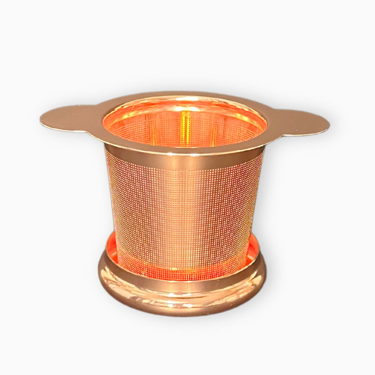 tea infuser, tea steeper, tea infuser basket, rose gold