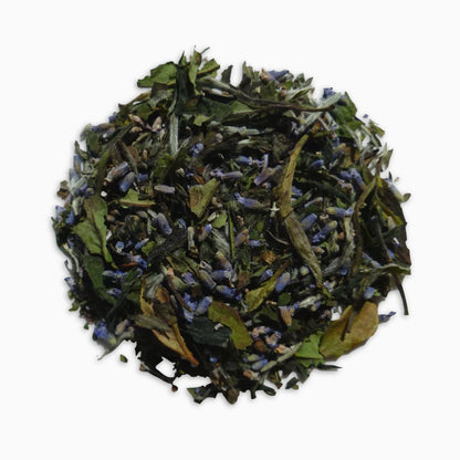 lavender tea, organic, loose leaf, white tea